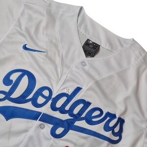Nike Shohei Ohtani 17 LA Dodgers Mens Medium 40 Authentic MLB Jersey White